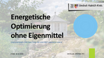Kristina Fitz - Energetische Optimierung ohne Eigenmittel - Praxisbeispiel Energiesparcontracting
