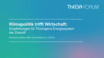 Prof. Dr. Dieter Sell - Klimapolitik trifft Wirtschaft