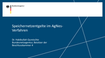 S4: Dr. Habibullah Qureischie: Netzentgelte für Energiespeicher