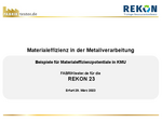 Präsentation: Tobias Zorn - Potentiale am Beispiel Metall