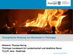 Energetische Nutzung von Biomasse in Thüringen, 23.04.2025