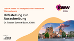 Hilfestellung zur Ausschreibung, Dr. Torsten Schmidt-Baum, KWW, 28.01.2025