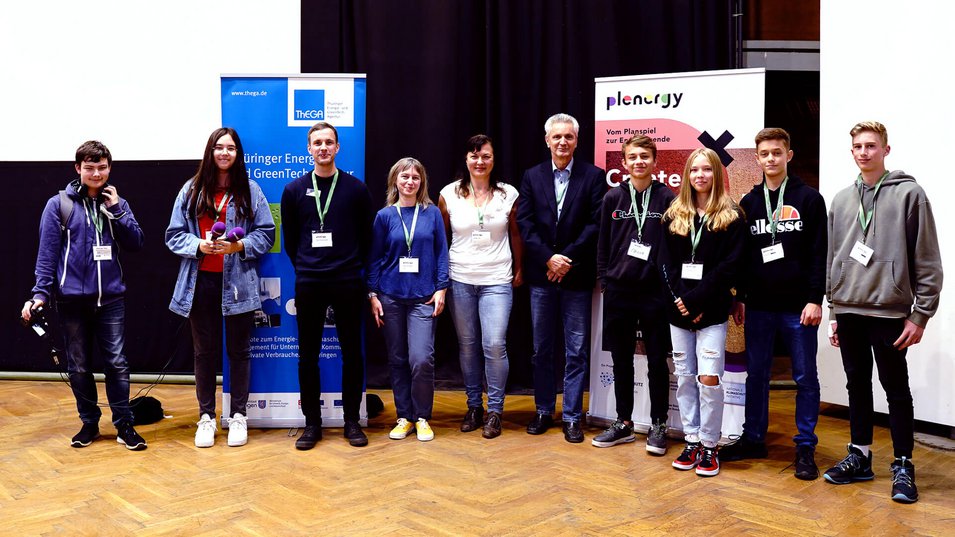 plenergy Gruppenfoto mit Stadtrat Andre Blechschmidt (c) Klimaschutzagentur Region Hannover