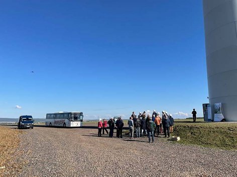 Weiterbildungsfahrt zu Thüringer Wind- und Solarprojekten 22.09.2022