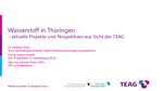 Dr. Matthias Sturm - Wasserstoff in Thüringen