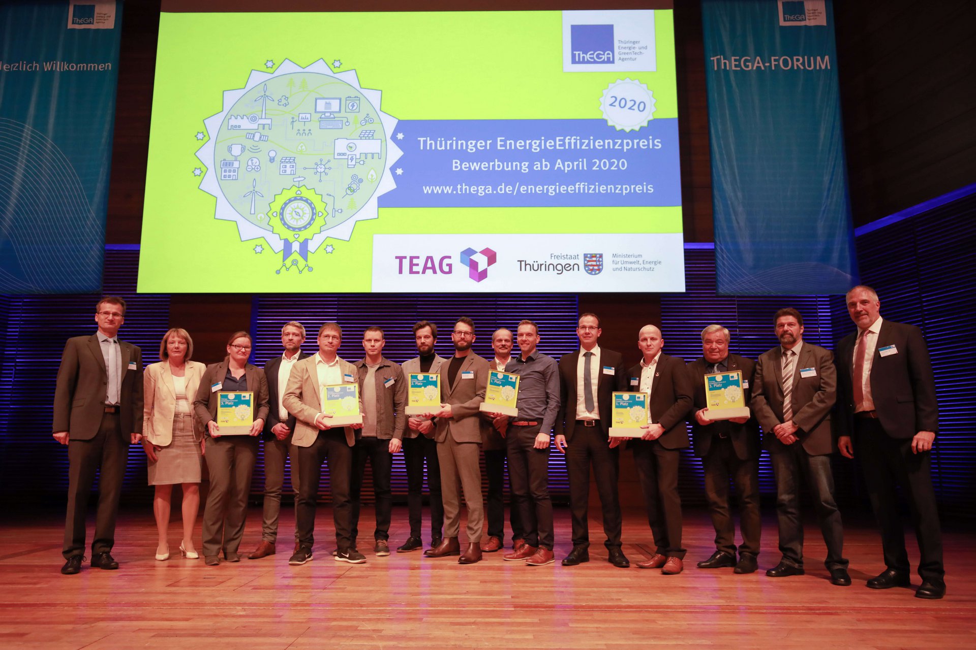ThEGA EEP 2019 Preisträger Gruppenbild ThEGA EEP 2019 Preisträger Gruppenbild