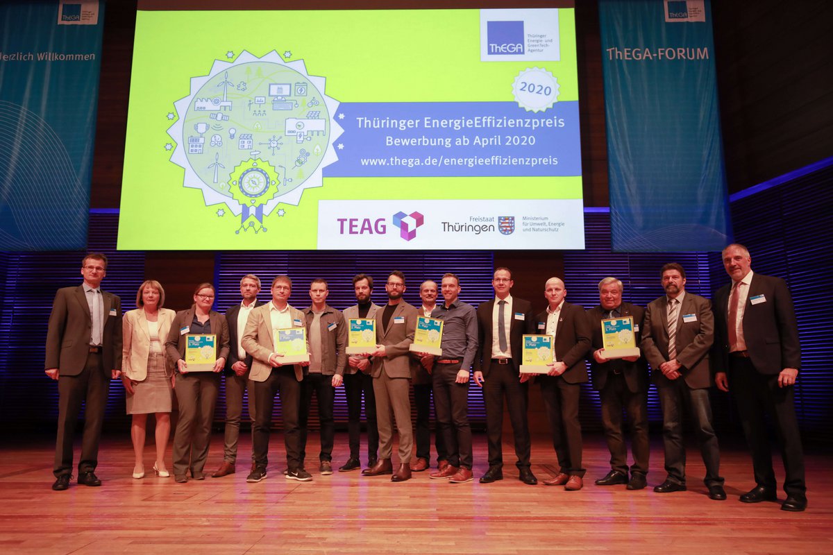 ThEGA EEP 2019 Preisträger Gruppenbild ThEGA EEP 2019 Preisträger Gruppenbild