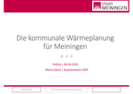 KWP der Gemeinde Meiningen vom 09.09.2025