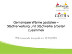 KWP in Gotha - Ferdinand von Stryk und Jan Schimunek