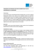 Fragebogen zur Erhebung der Anschlussbereitschaft an ein Nahwärmenetz in Hebendorf
