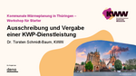 KWP-Dienstleistung, Ausschreibung und Vergabe vom 15.09.2026 KWP-Dienstleistung, Ausschreibung und Vergabe vom 15.09.2026 als PDF