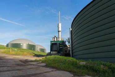 Biogasanlage in Weißbach in Thüringen