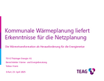 Kommunale Wärmeplanung liefert Erkenntnisse für die Netzplanung - Die Wärmetransformation als Herausforderung für die Energienetze, 23.04.2025