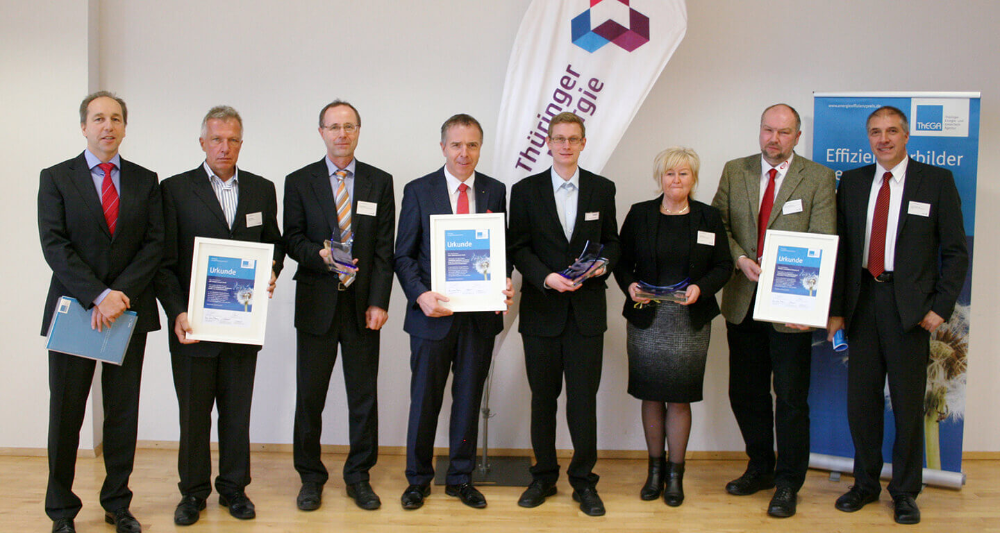 ThEGA Energieeffizienzpreis 2013 ThEGA Energieeffizienzpreis 2013