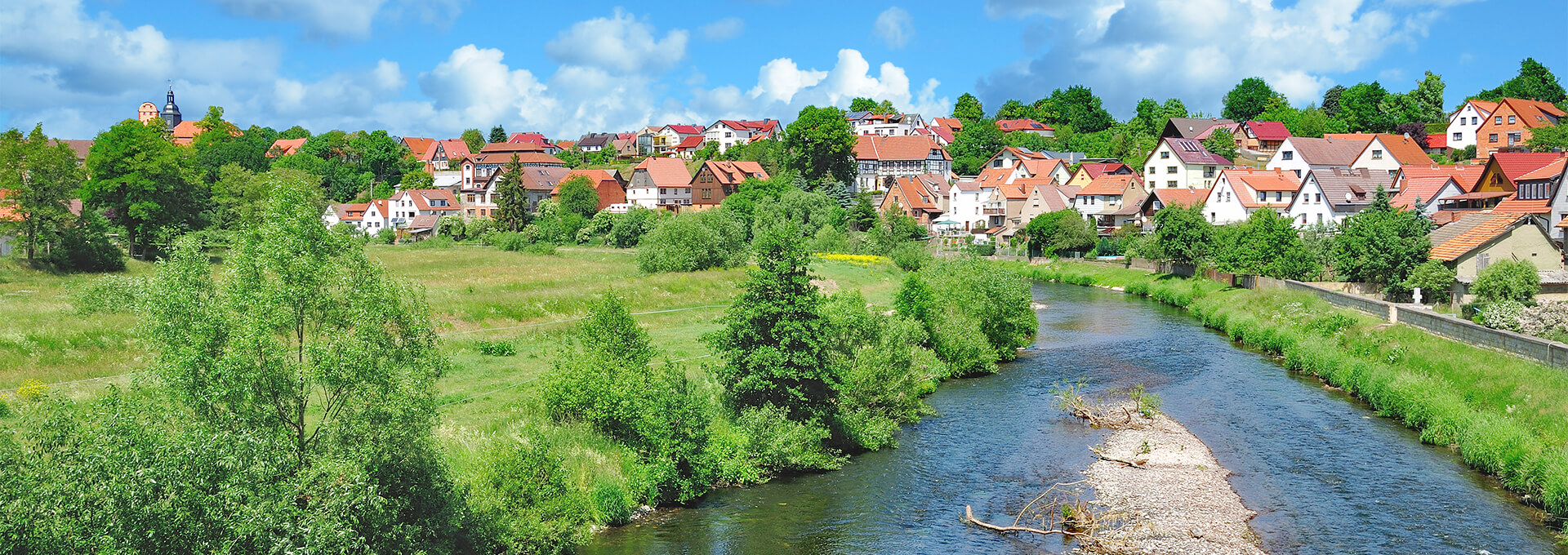 Blick auf Breitungen in Thüringen (c)travelpeter