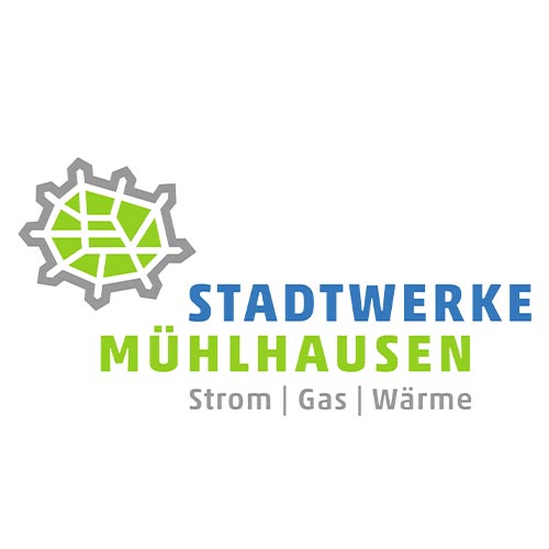 Logo der Stadtwerke Mühlhausen Logo der Stadtwerke Mühlhausen