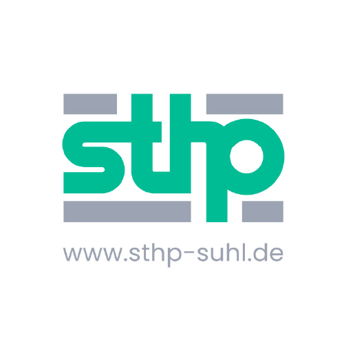 Logo Straßen-, Tief- und Hochbauprojektierung GmbH (sthp) Suhl