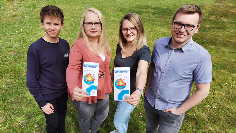 Vier Azubis aus Kyffhäuserkreis (c) Landratsamt Kyffhäuserkreis